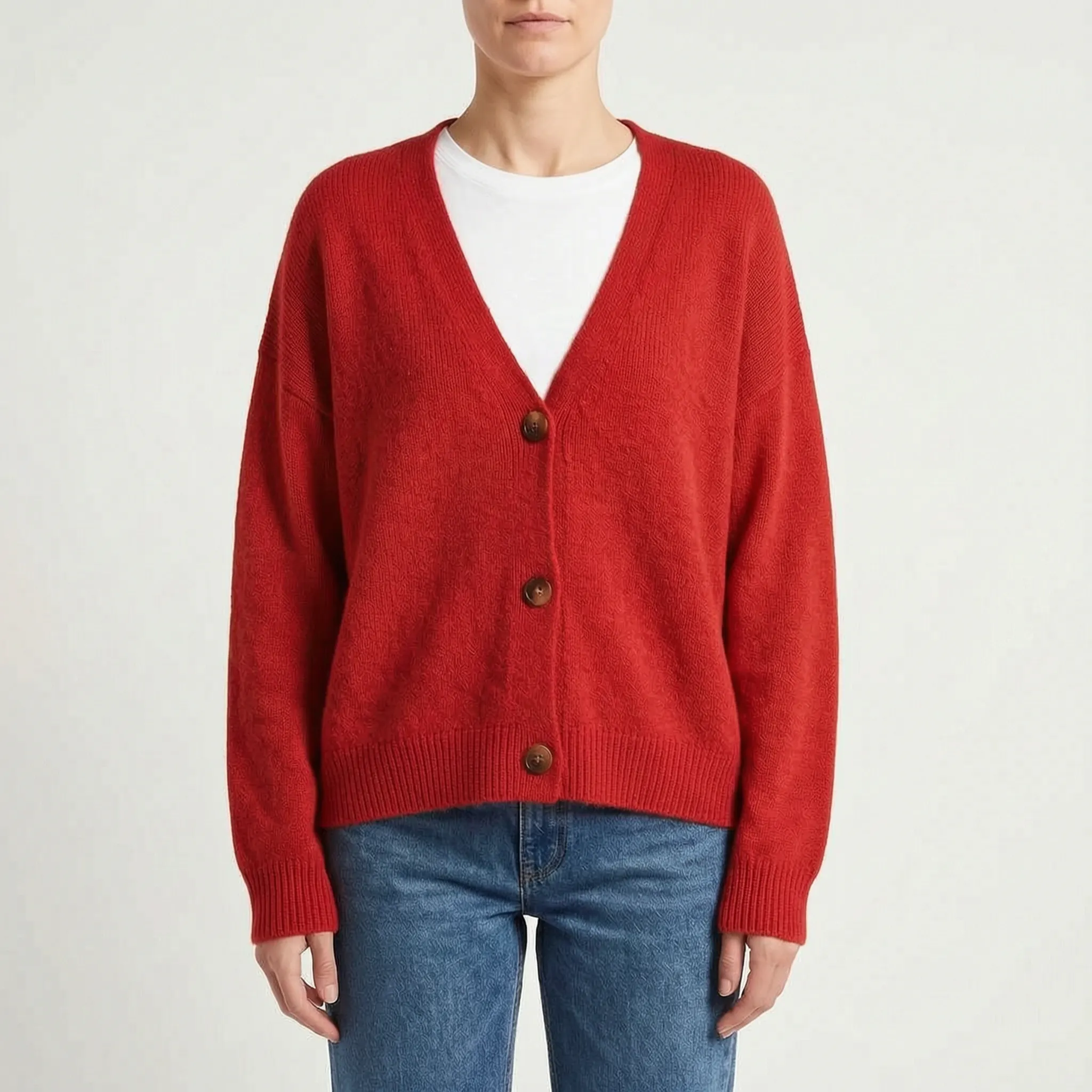 KnitVee  - Women's Knitted Cardigan Layering Over Tops