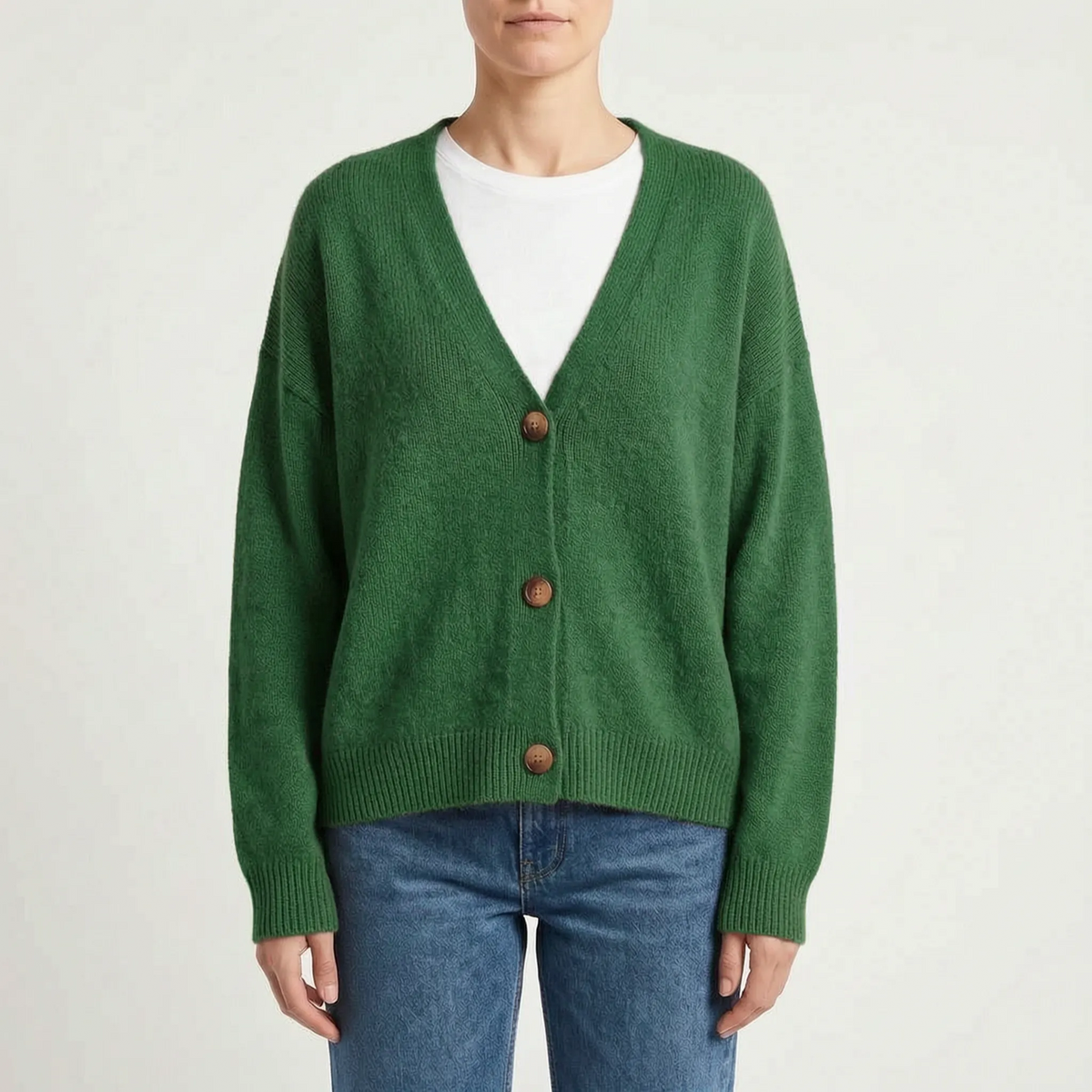 KnitVee  - Women's Knitted Cardigan Layering Over Tops