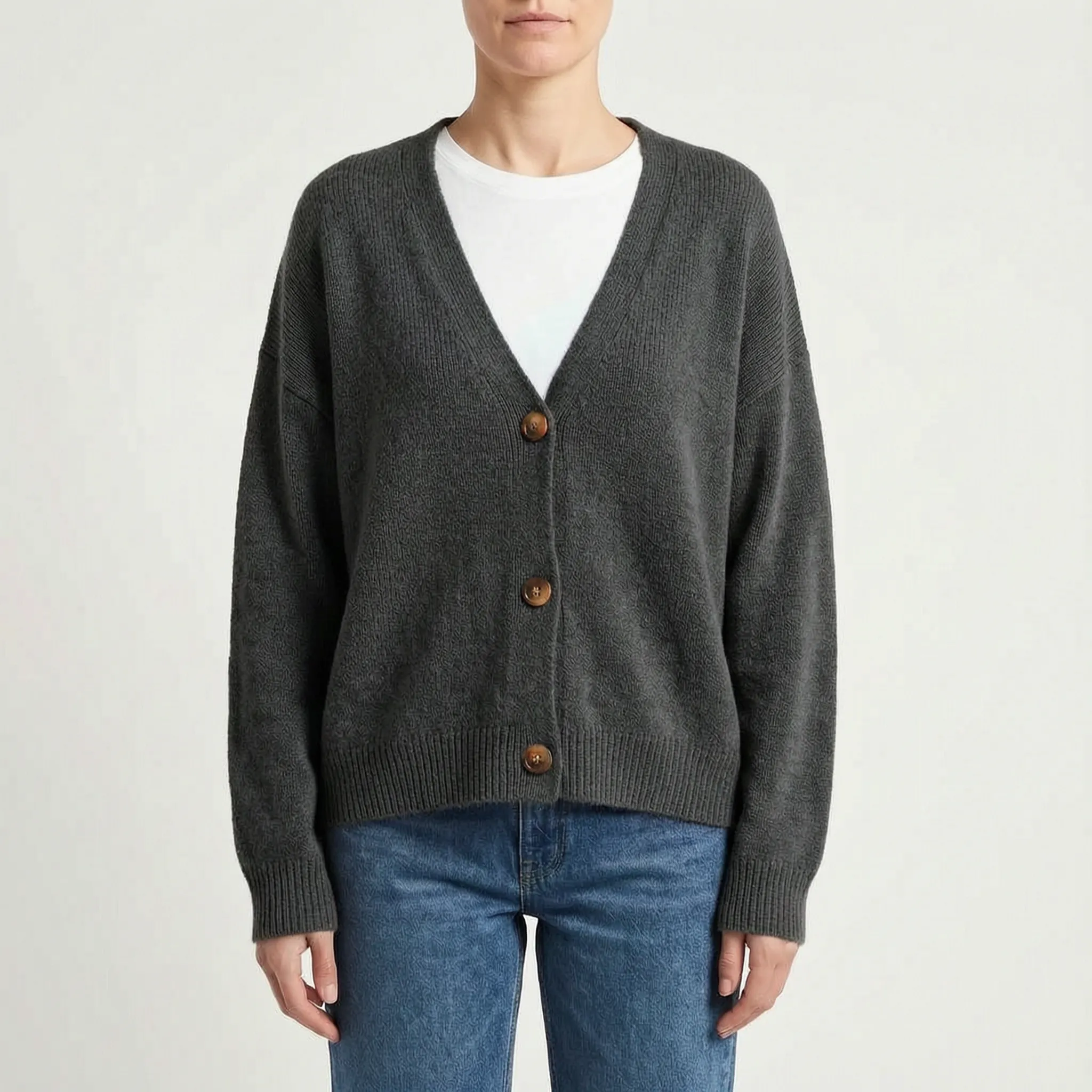 KnitVee  - Women's Knitted Cardigan Layering Over Tops