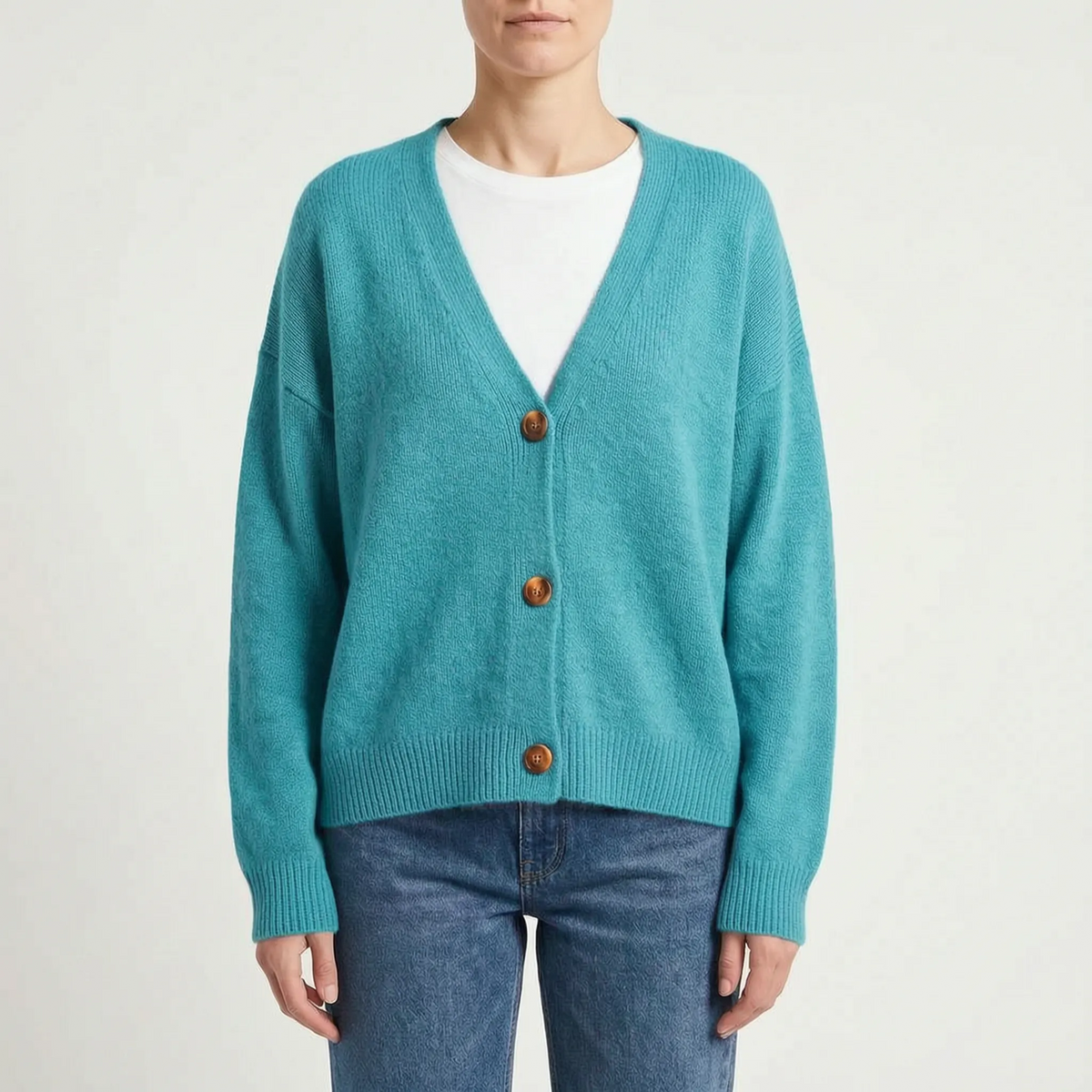 KnitVee  - Women's Knitted Cardigan Layering Over Tops