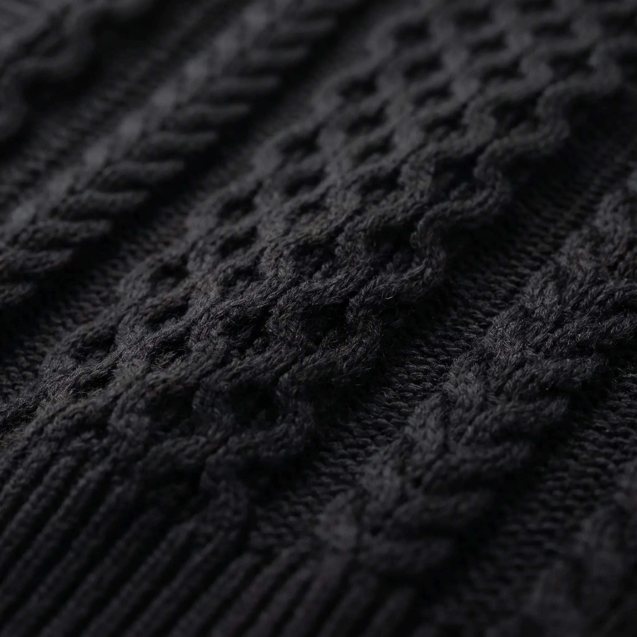 KnitVest  - Sleeveless Cable Knit Sweater Vest Transitional Layering