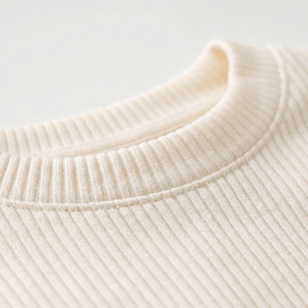 KnitVibe  - Ribbed Long Knitted Jumper Casual Dressing