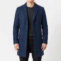 Kovalen  - Tailored Single-Breasted Long Overcoat Business Commuting