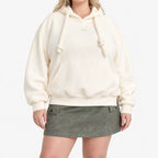 Kumo  - Oversized Fleece Hoodie Relaxing At Home