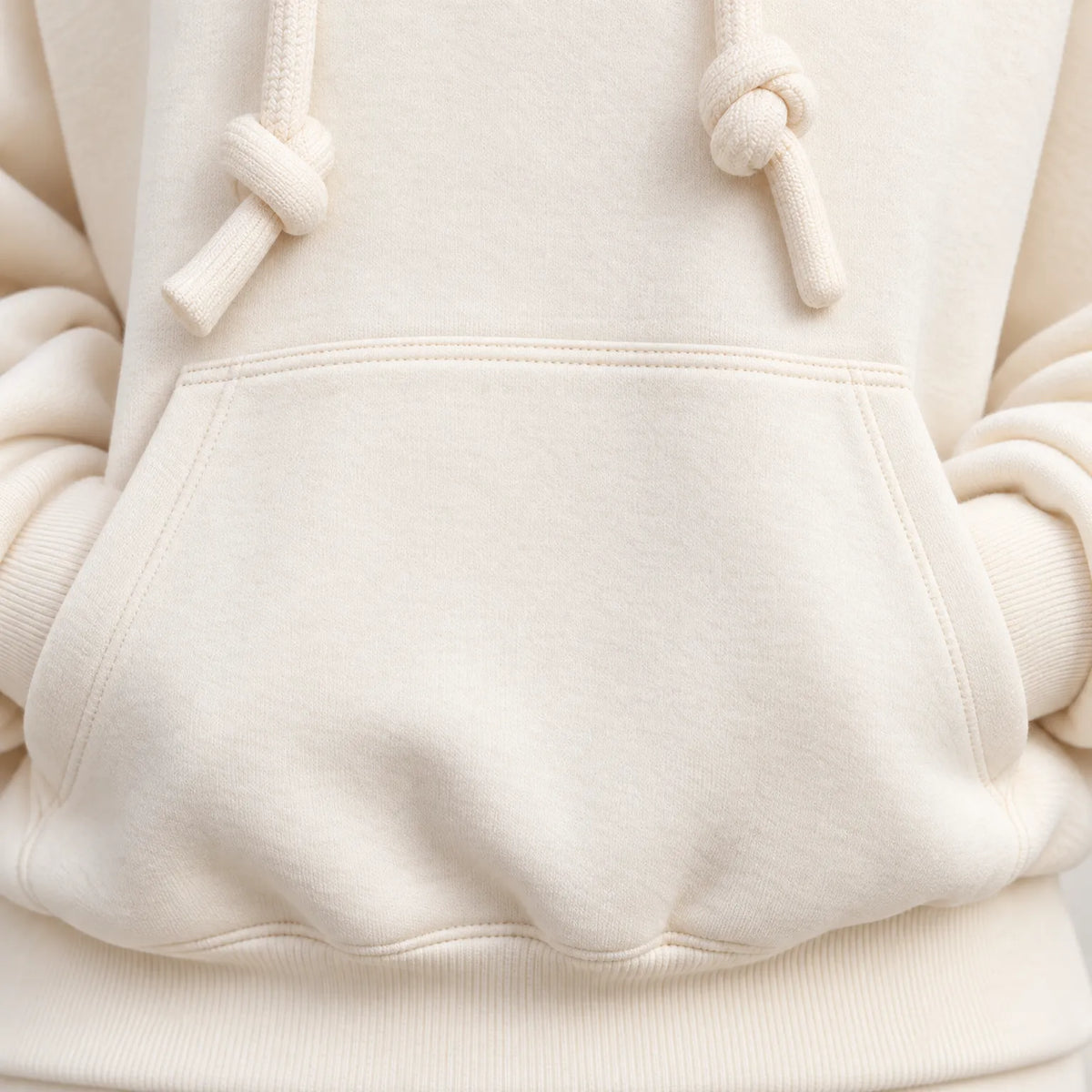Kumo  - Oversized Fleece Hoodie Relaxing At Home
