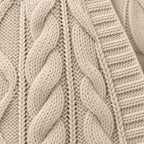 Kythera  - Cable Knit Long Cardigan Layering Over T-Shirts