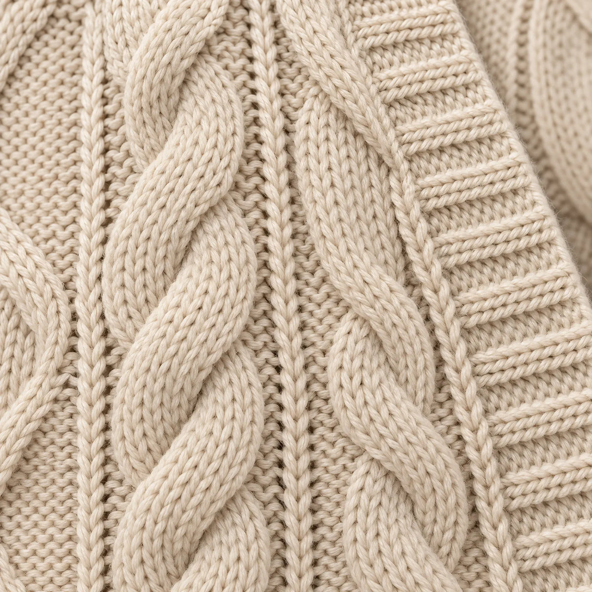 Kythera  - Cable Knit Long Cardigan Layering Over T-Shirts