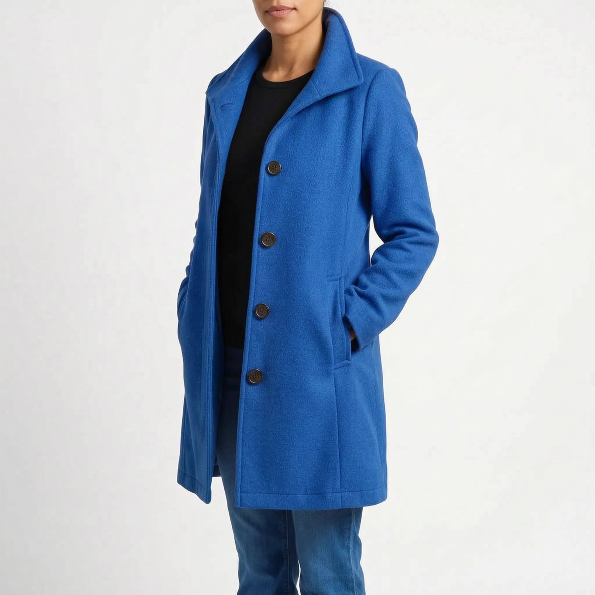 Lapello  - Tailored Lapel Collar Trench Coat Cold Weather Layering