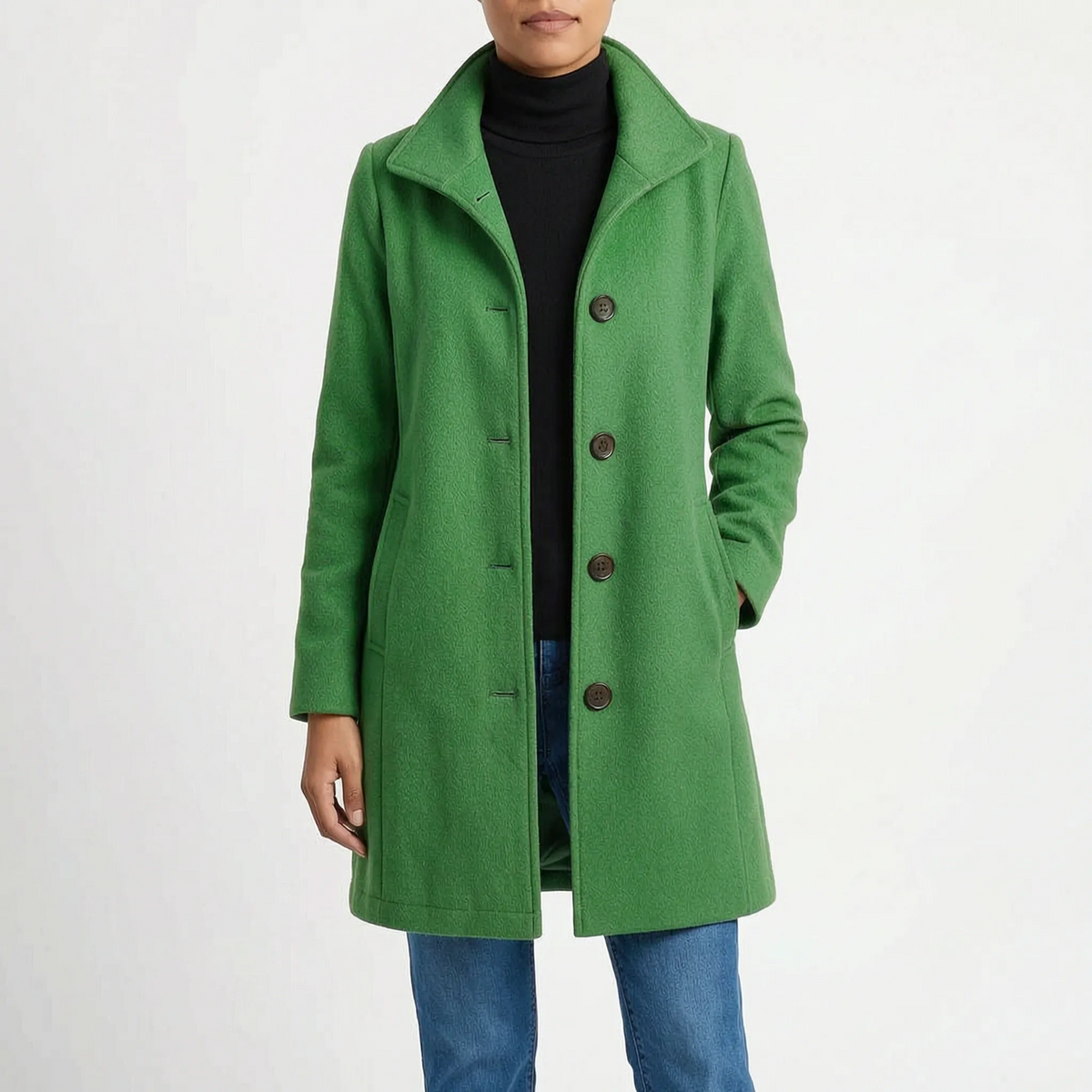 Lapello  - Tailored Lapel Collar Trench Coat Cold Weather Layering