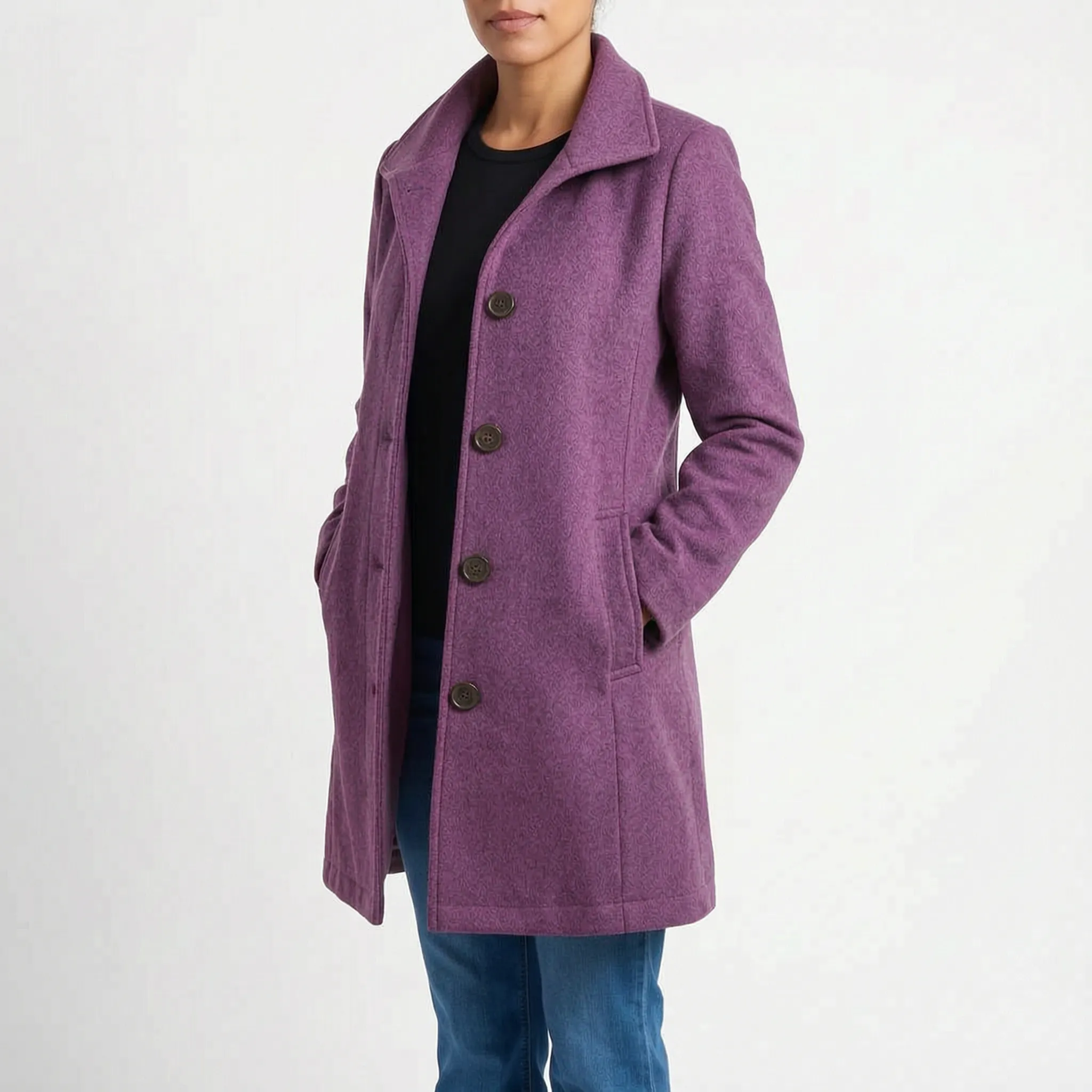 Lapello  - Tailored Lapel Collar Trench Coat Cold Weather Layering
