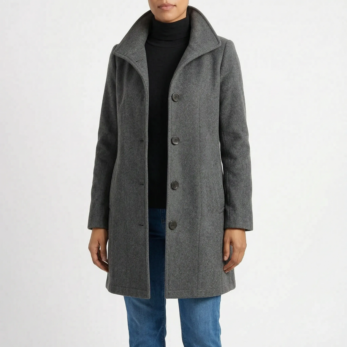 Lapello  - Tailored Lapel Collar Trench Coat Cold Weather Layering