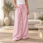 Lazeo  - Wide Leg Loungewear Set Relaxing At Home