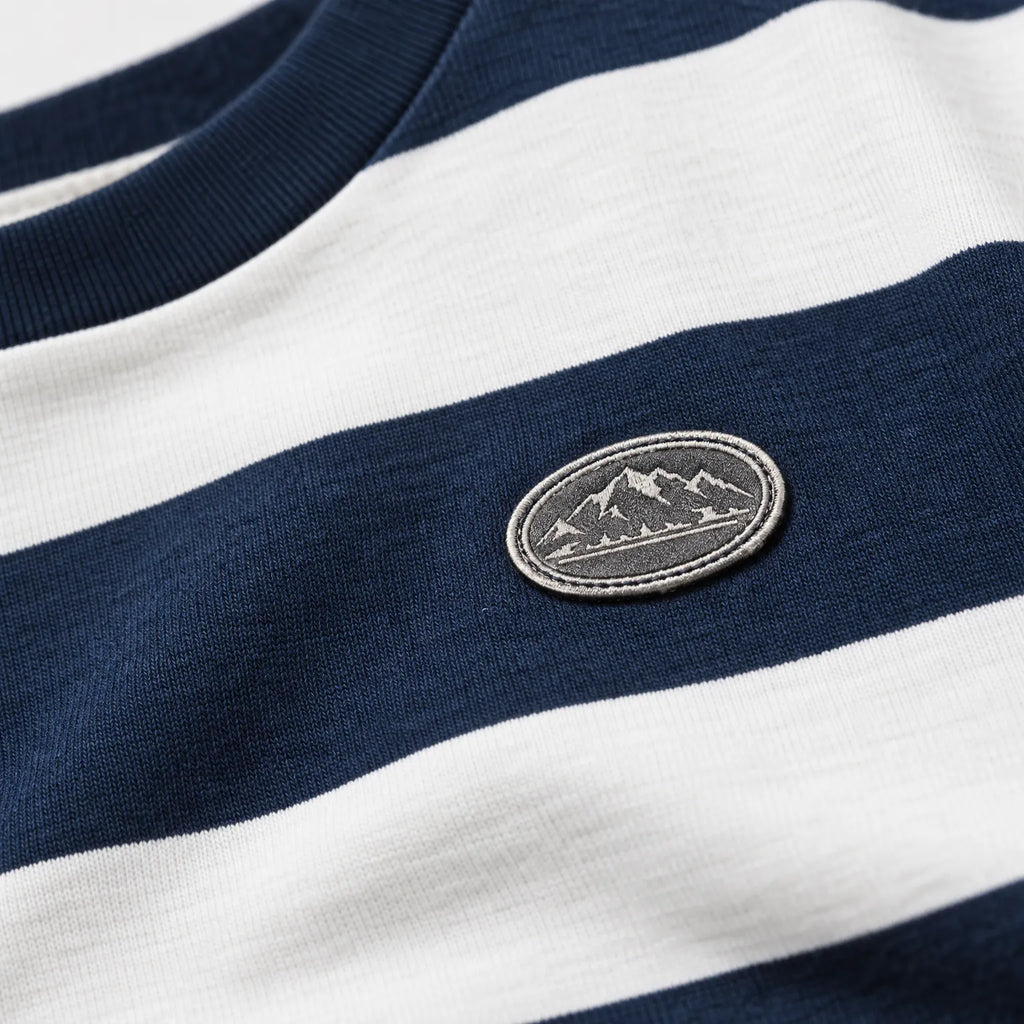 Lineo  - Oversized Striped Long Sleeve Top Casual Daytime Wear