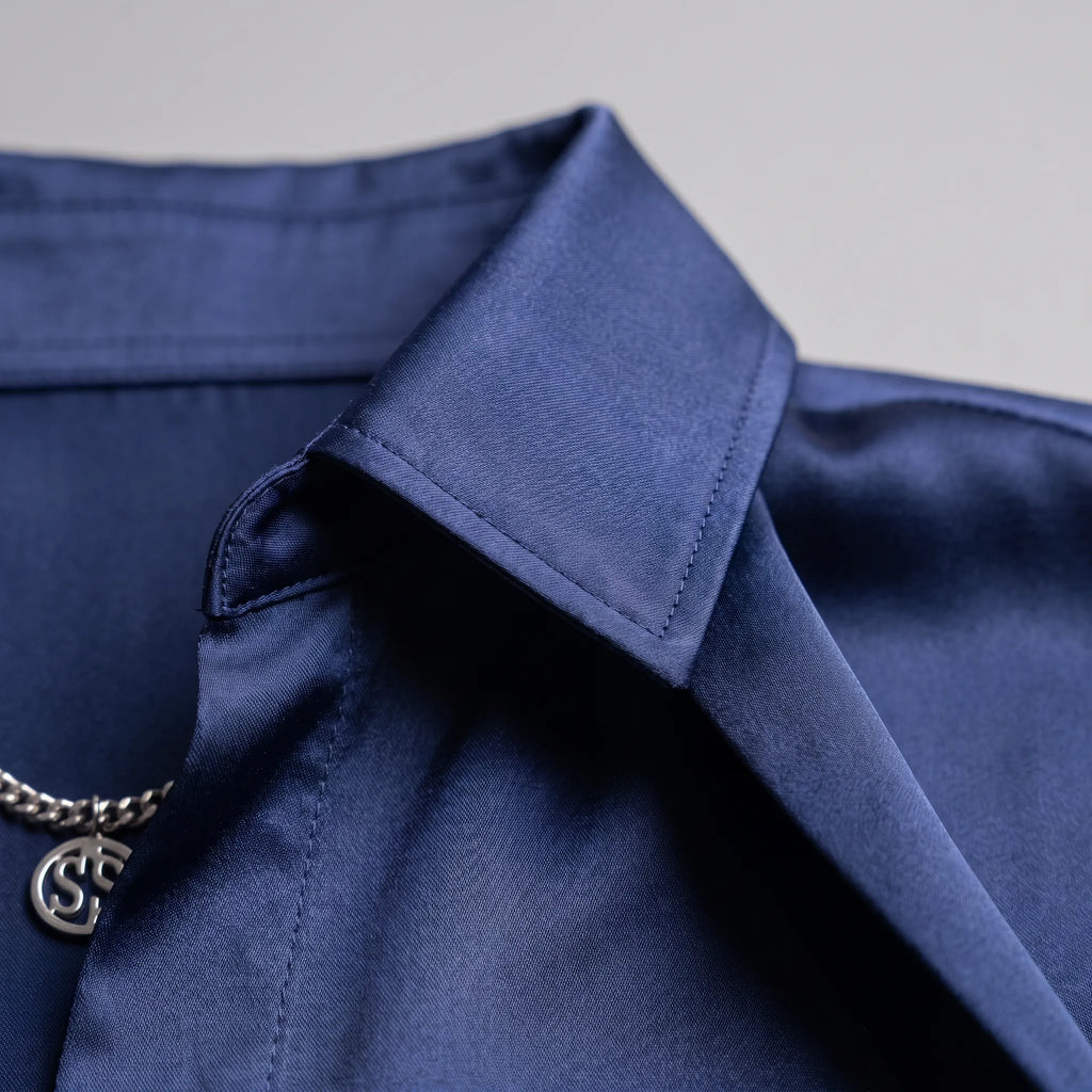 LuminaBlouse  - Womens Collared Shirt Office Wear