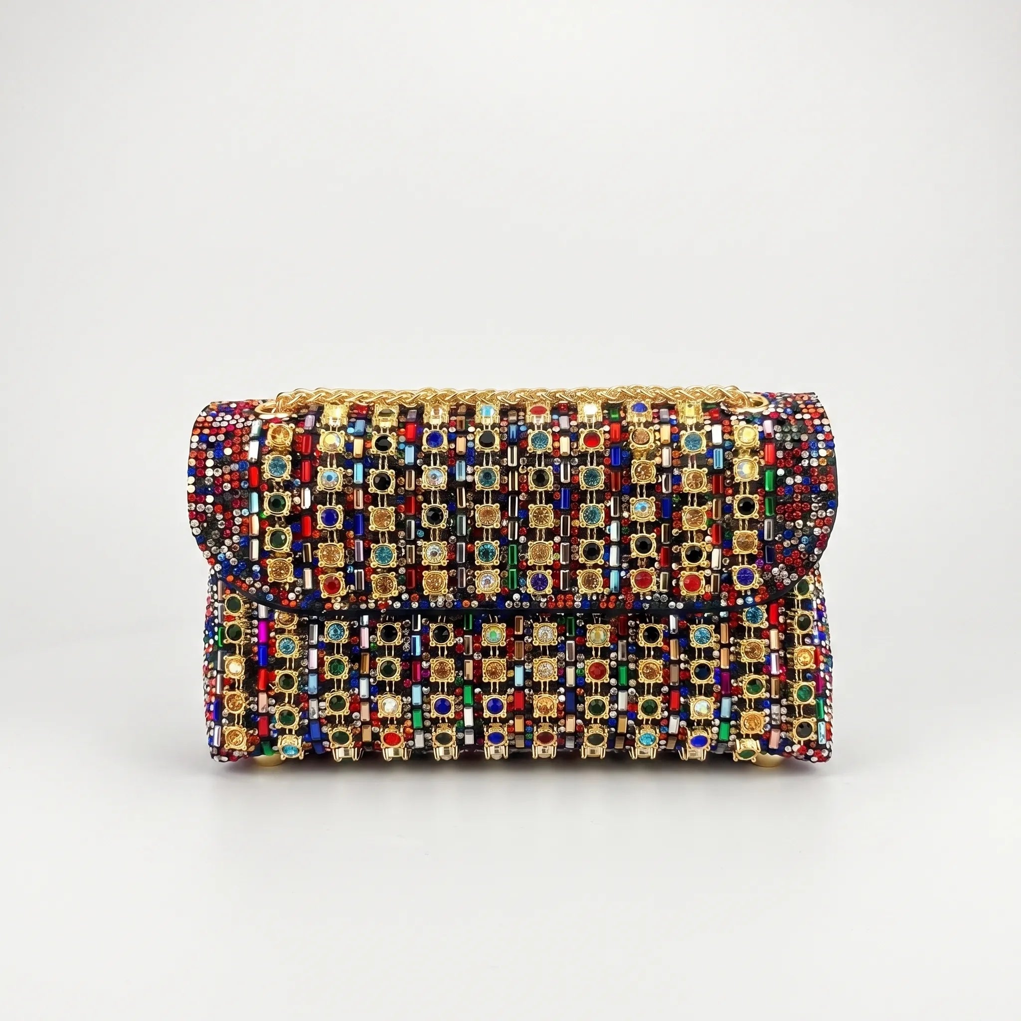 Luminia  - Embellished Structured Evening Bag Formal Evening Events