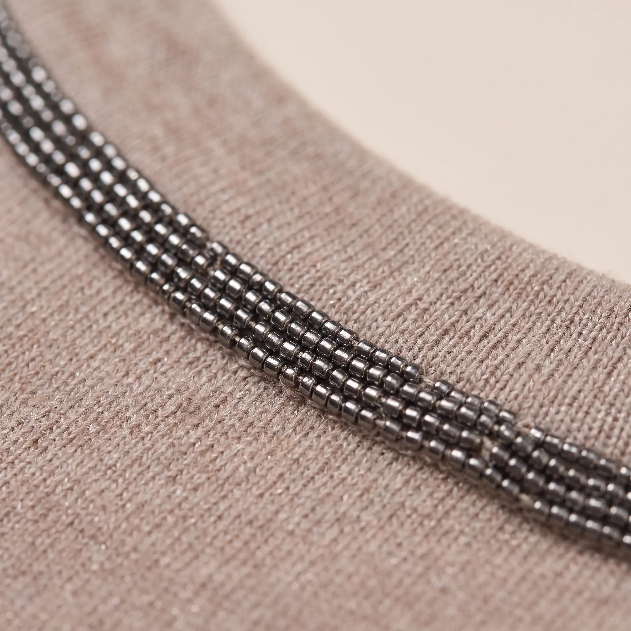 Lumira  - Fine-Gauge Shimmer Knitted Jumper Layering Under Blazers