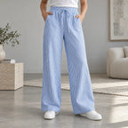 Maritima  - Striped Wide Leg Trousers Casual Weekend Wear
