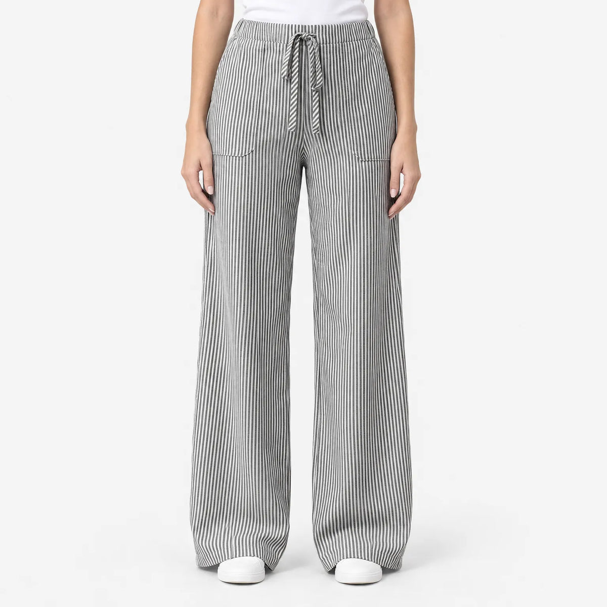 Maritima  - Striped Wide Leg Trousers Casual Weekend Wear
