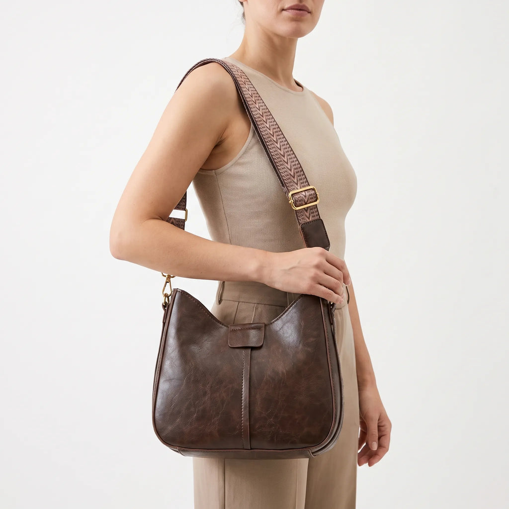 Marvona  - Curved Silhouette Over The Shoulder Bag Carrying Everyday Essentials