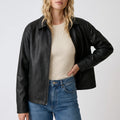 Mattara  - Smooth Matte Front-Zip Jacket Everyday Layering