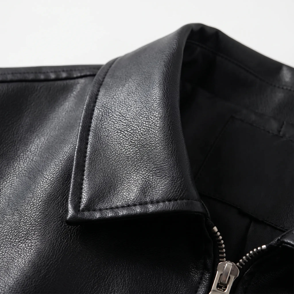 Mattara  - Smooth Matte Front-Zip Jacket Everyday Layering