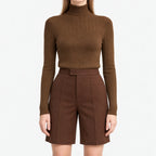 Mellora  - Slim Fit Turtleneck Jumper Layering In Autumn
