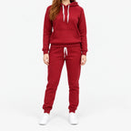 Monyth  - Two-Piece Hooded Tracksuit Set Relaxing At Home