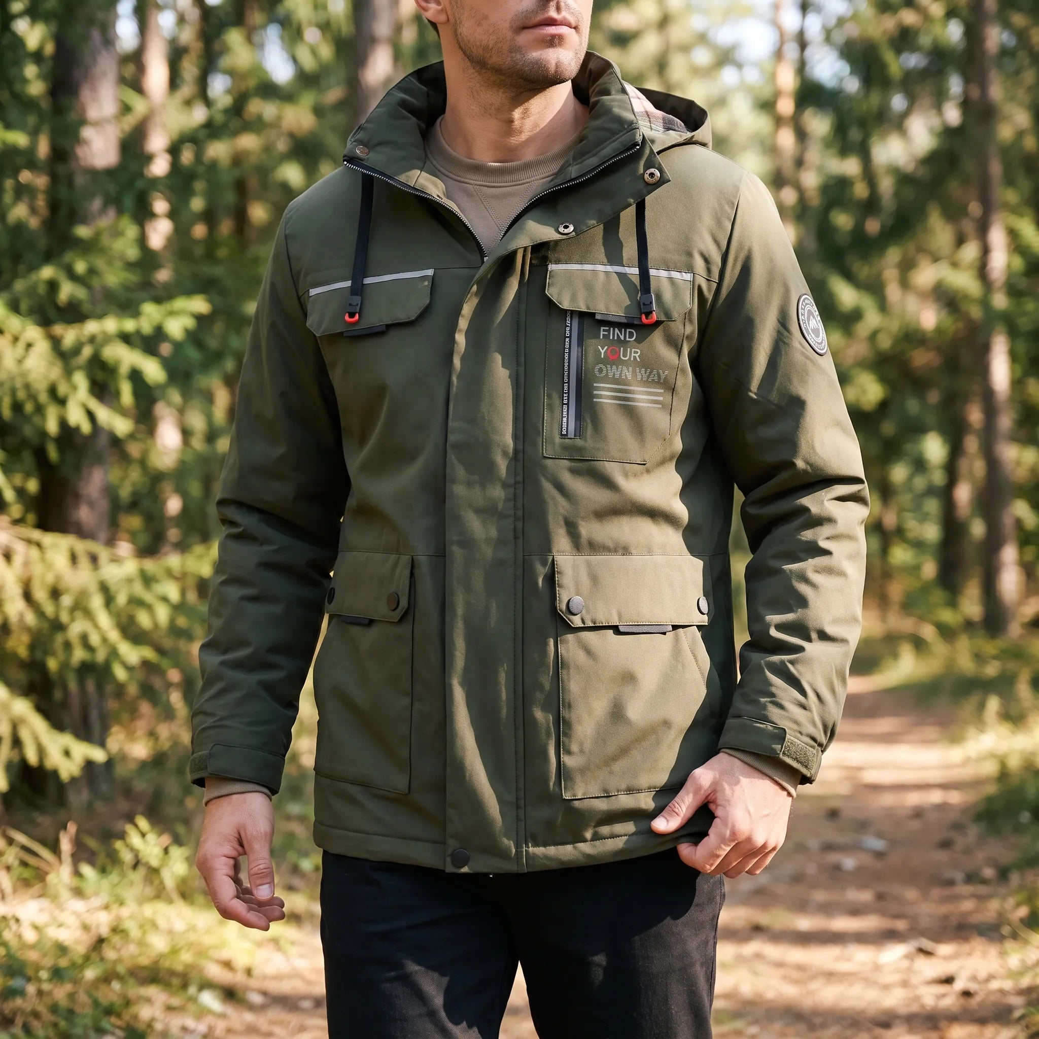 Nordfall  - Men's Water-Repellent Winter Jacket Outdoor Activities