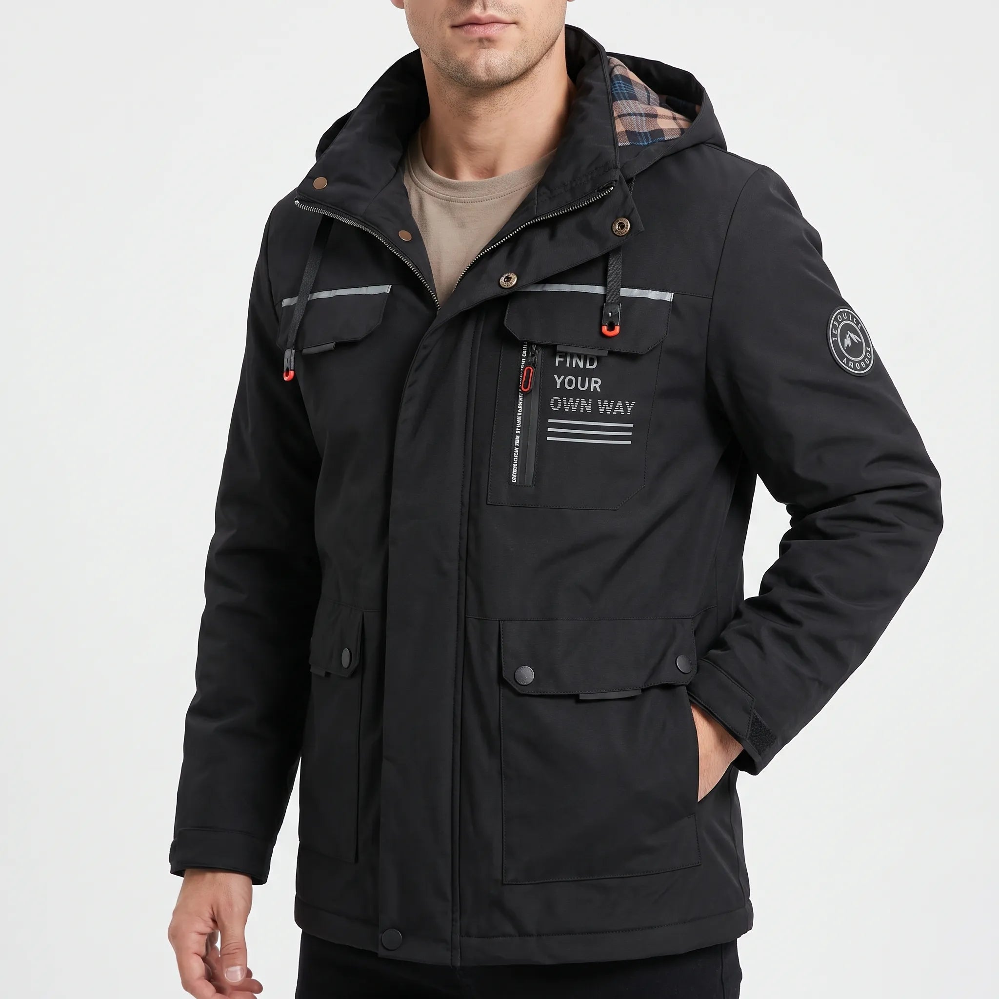 Nordfall  - Men's Water-Repellent Winter Jacket Outdoor Activities
