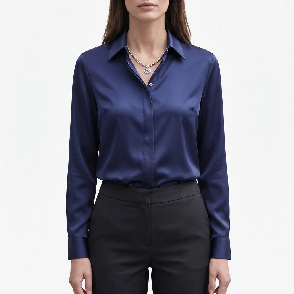 Novella  - Long Sleeve Button Up Shirt Office Attire