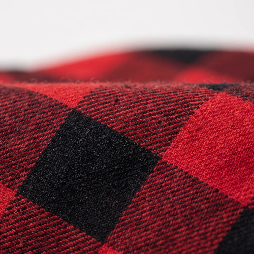 Oakhaven  - Oversized Brushed Check Overshirt Layering Over T-Shirts