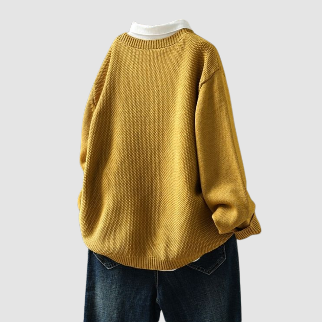 Women's textured knit cardigan with button front and chest pocket