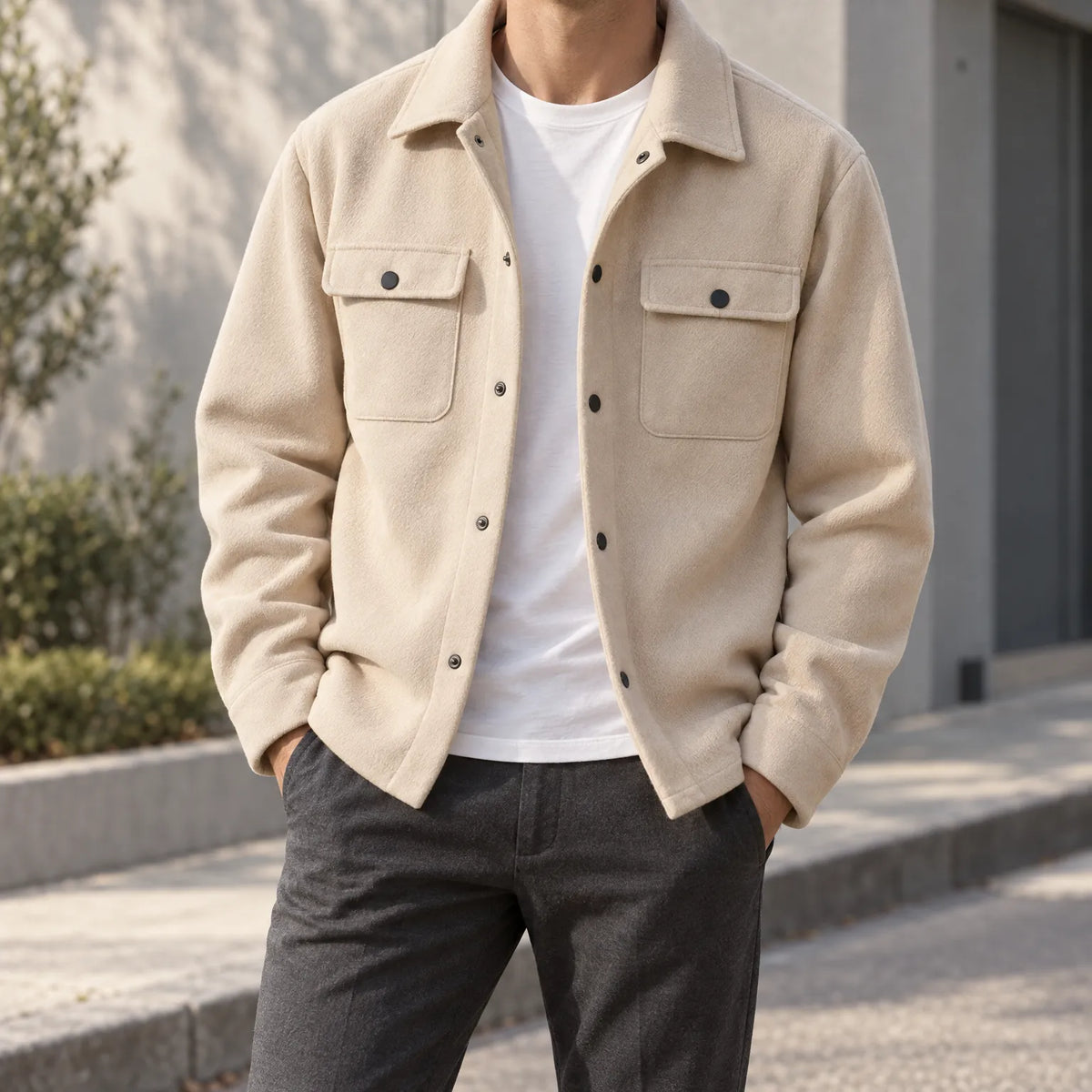 Overshire  - Men's Overshirt Layering Over T-Shirts