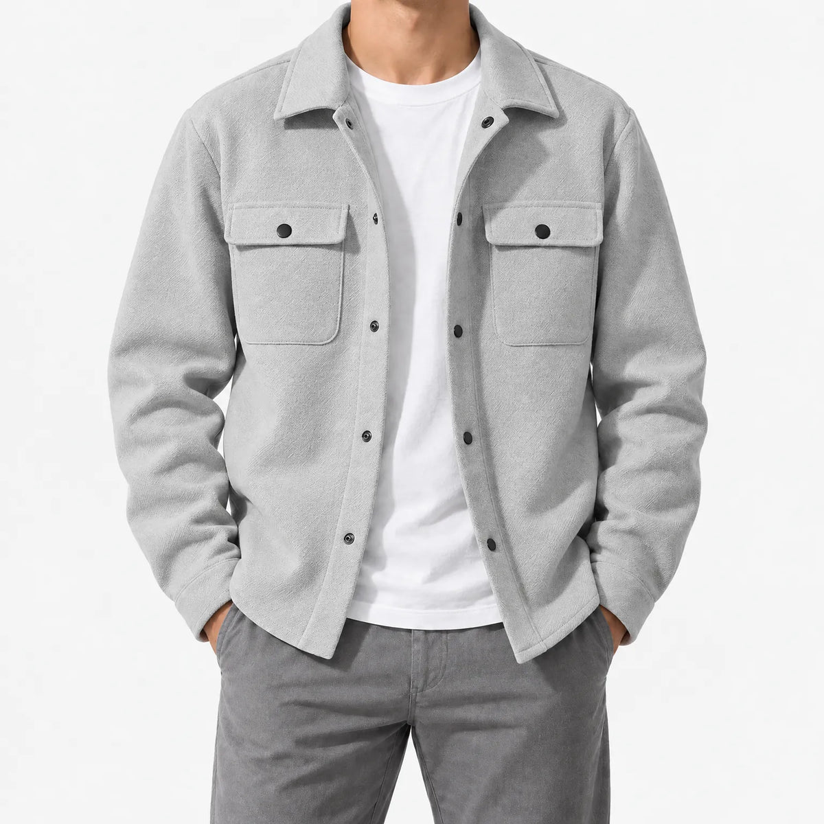 Overshire  - Men's Overshirt Layering Over T-Shirts