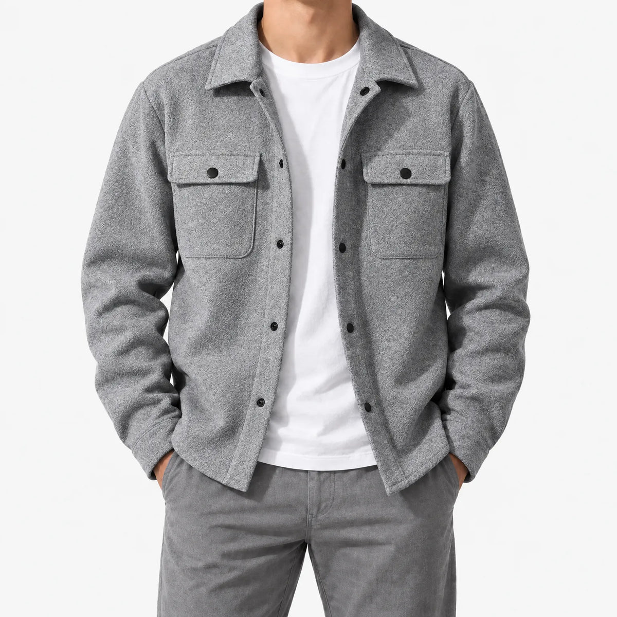 Overshire  - Men's Overshirt Layering Over T-Shirts