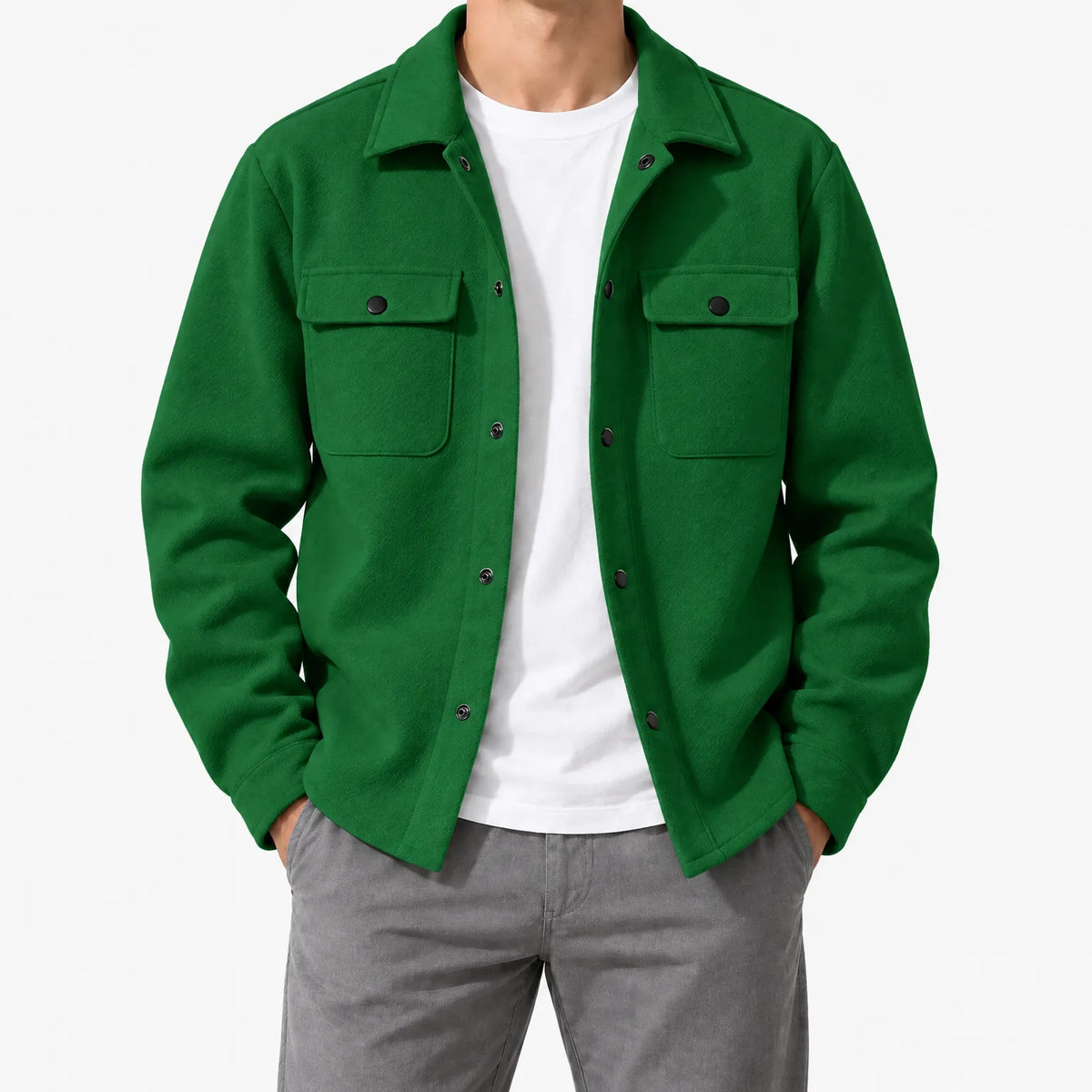 Overshire  - Men's Overshirt Layering Over T-Shirts