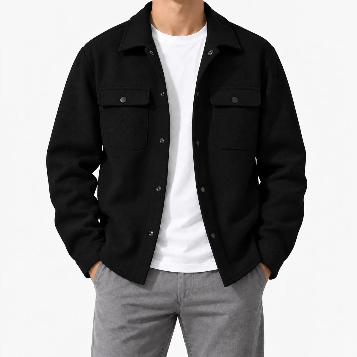 Overshire  - Men's Overshirt Layering Over T-Shirts