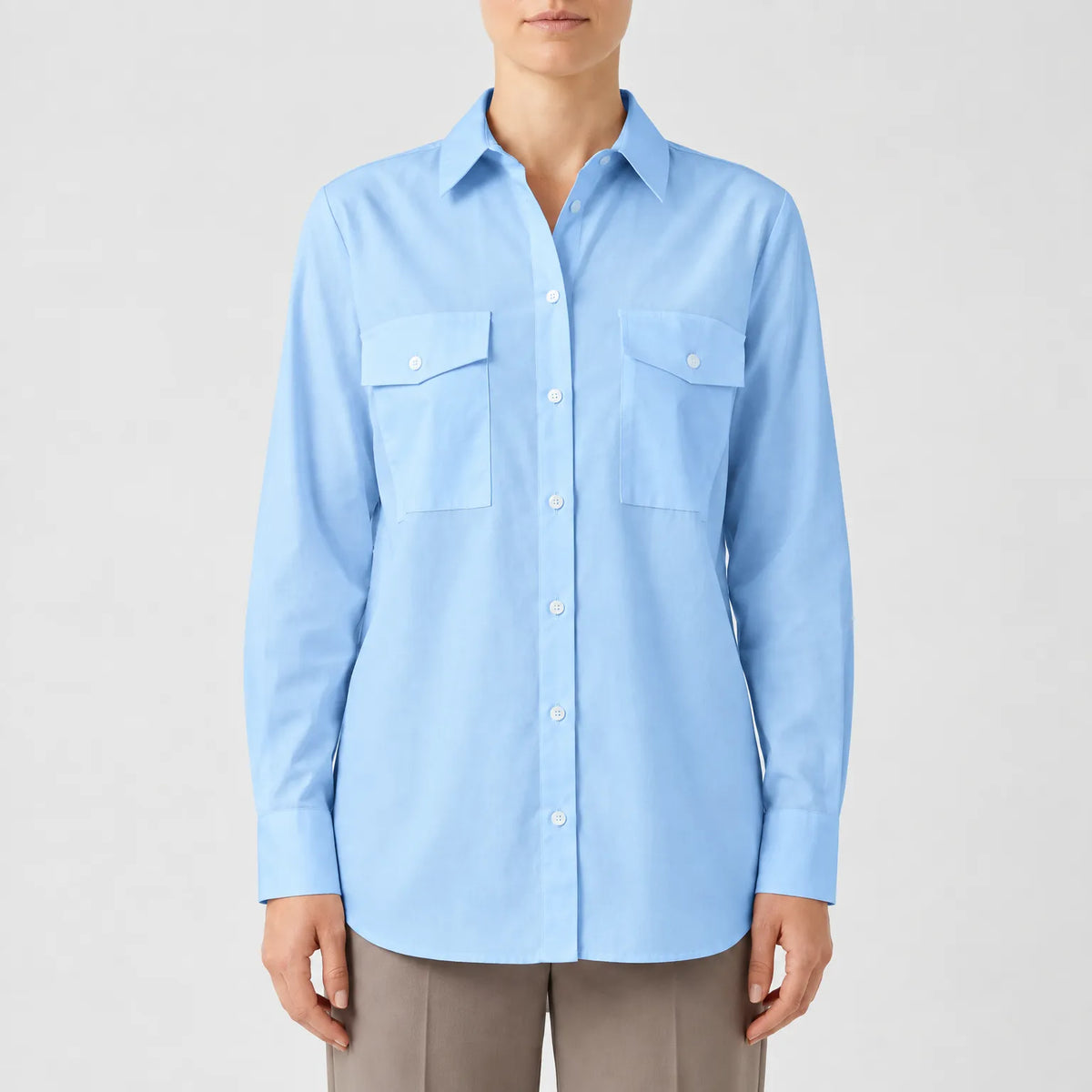 Oxbryte  - Long Sleeve Women's Shirt Office Attire