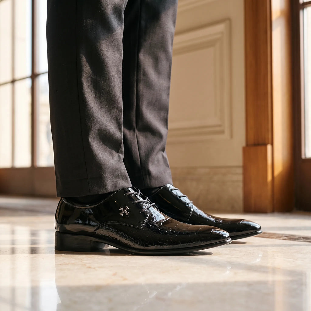 Oxfords  - Pointed Toe Formal Lace-Up Shoes Wedding Ceremonies