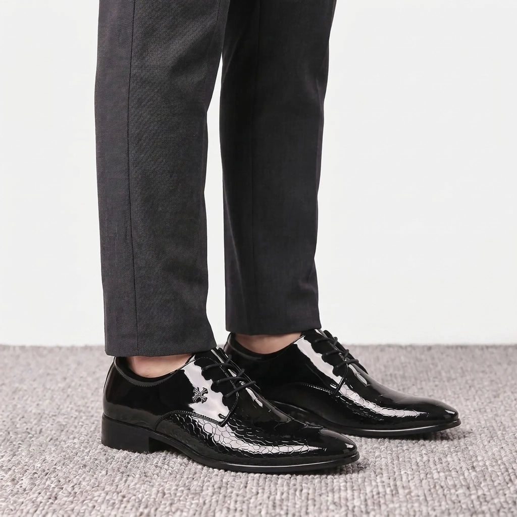 Oxfords  - Pointed Toe Formal Lace-Up Shoes Wedding Ceremonies
