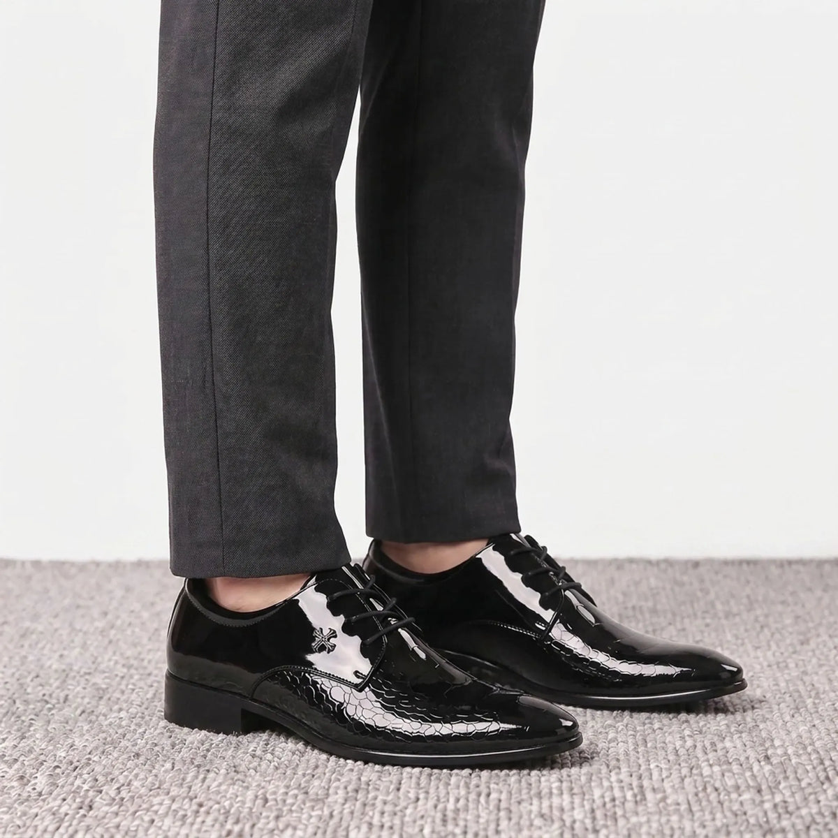 Oxfords  - Pointed Toe Formal Lace-Up Shoes Wedding Ceremonies