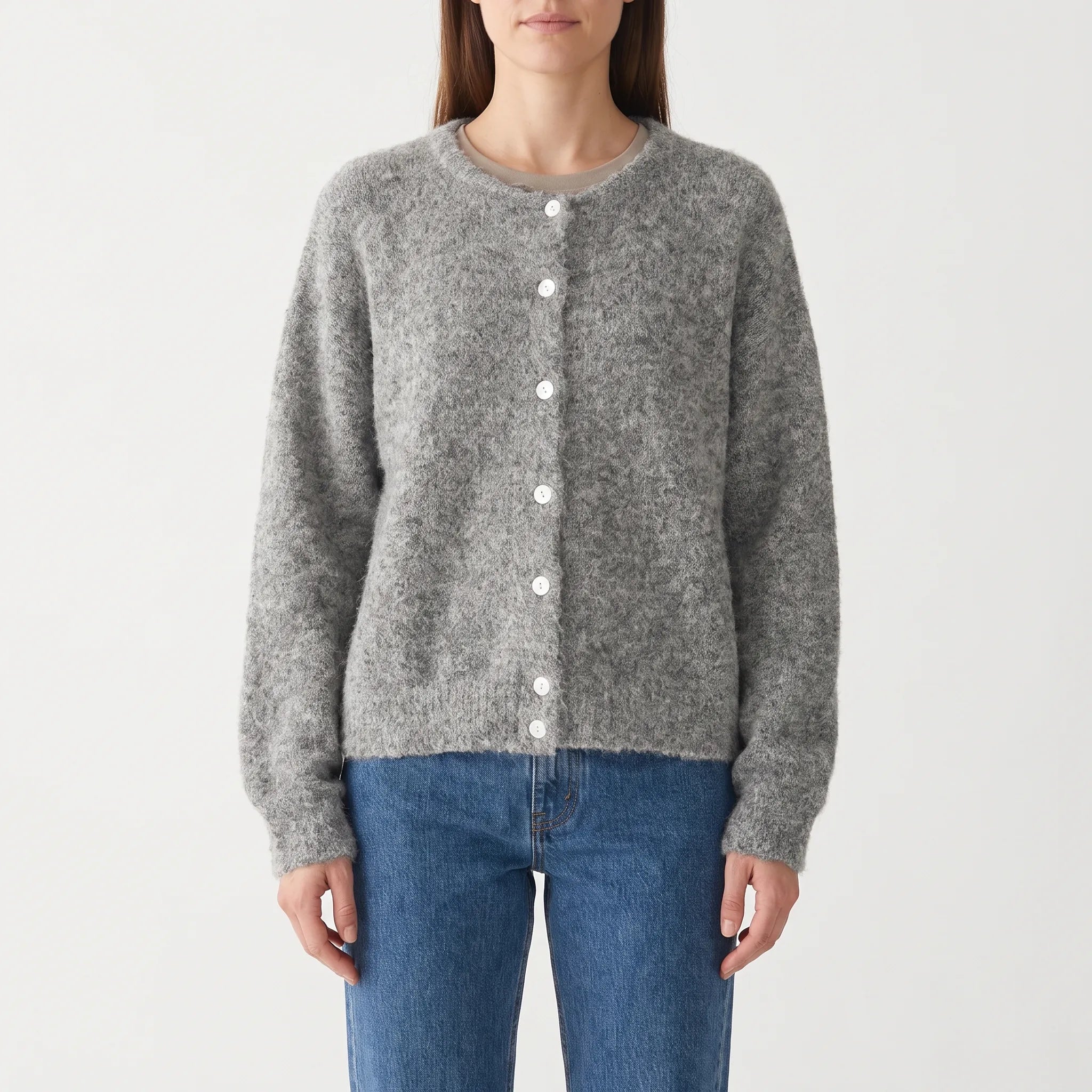 PlumyCardi  - Relaxed Fit Knit Cardigan Autumn Layering
