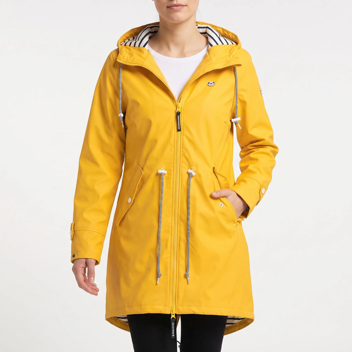 Pluvio  - Hooded Raincoat For Women Rainy Commutes