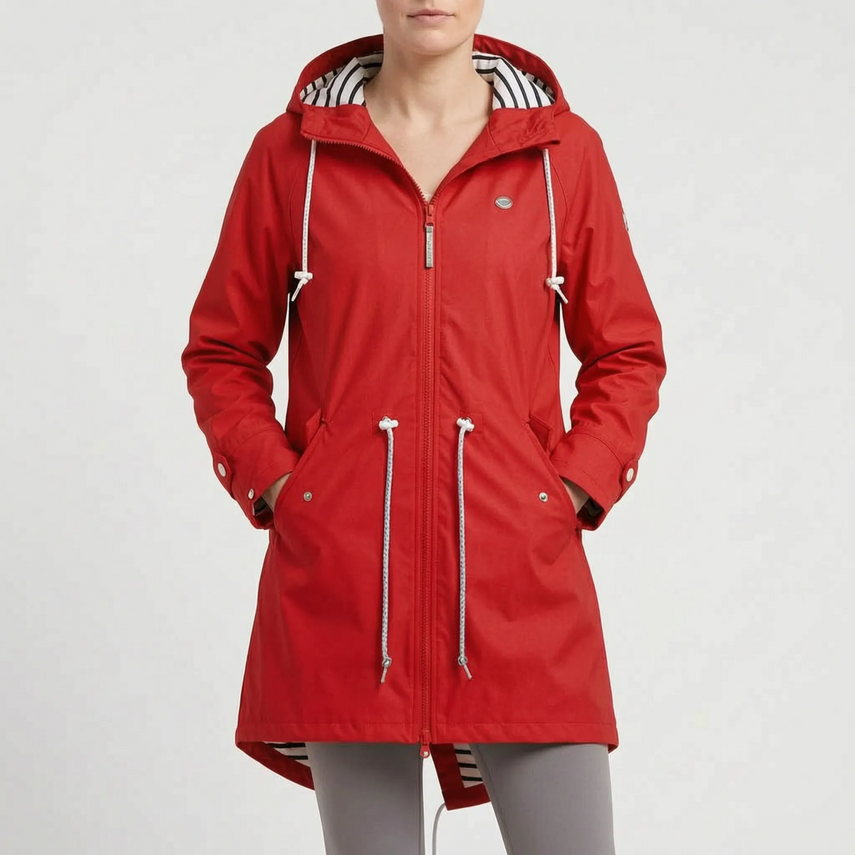 Pluvio  - Hooded Raincoat For Women Rainy Commutes