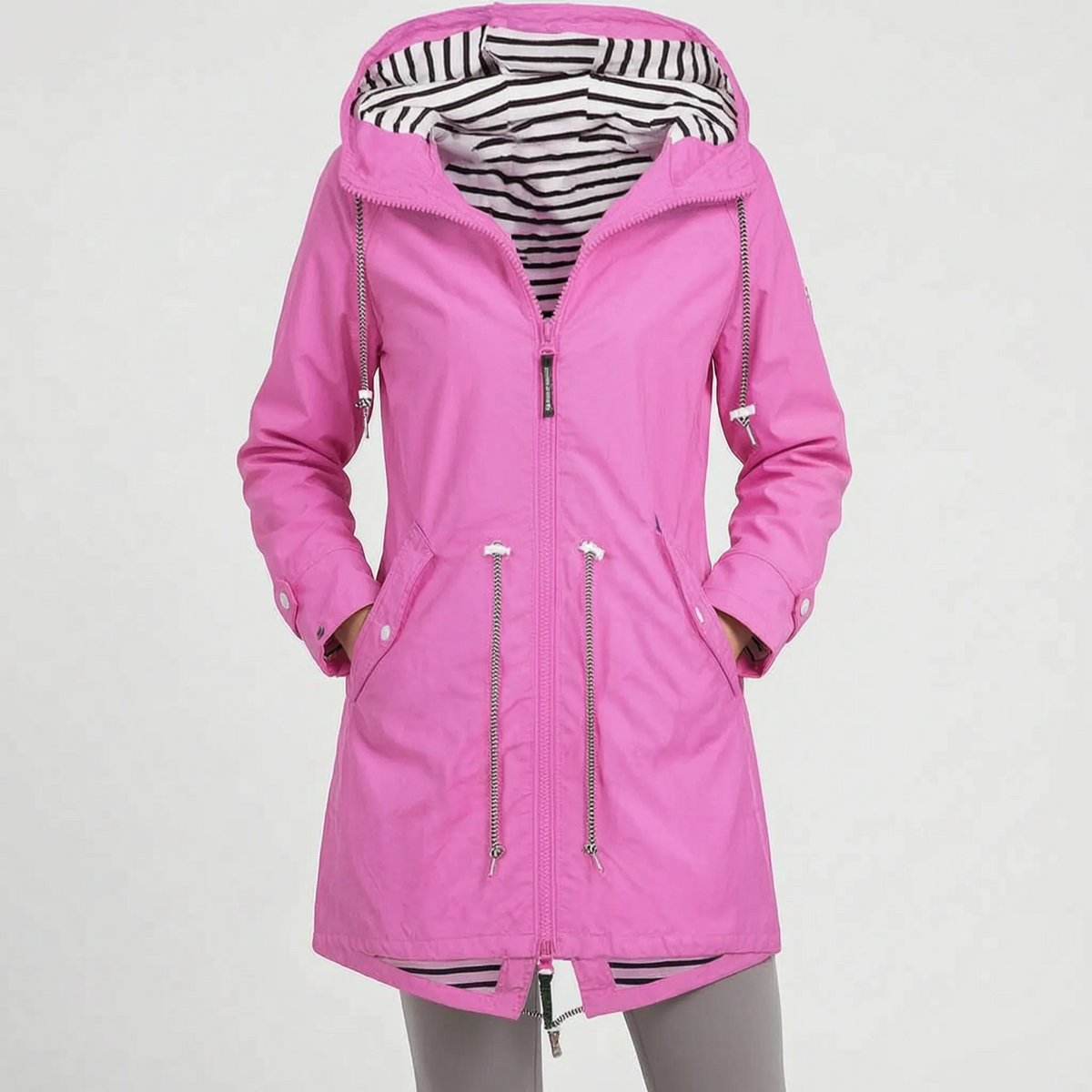 Pluvio  - Hooded Raincoat For Women Rainy Commutes