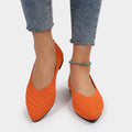 Pointa  - Pointed Toe Slip-On Flats Office Wear