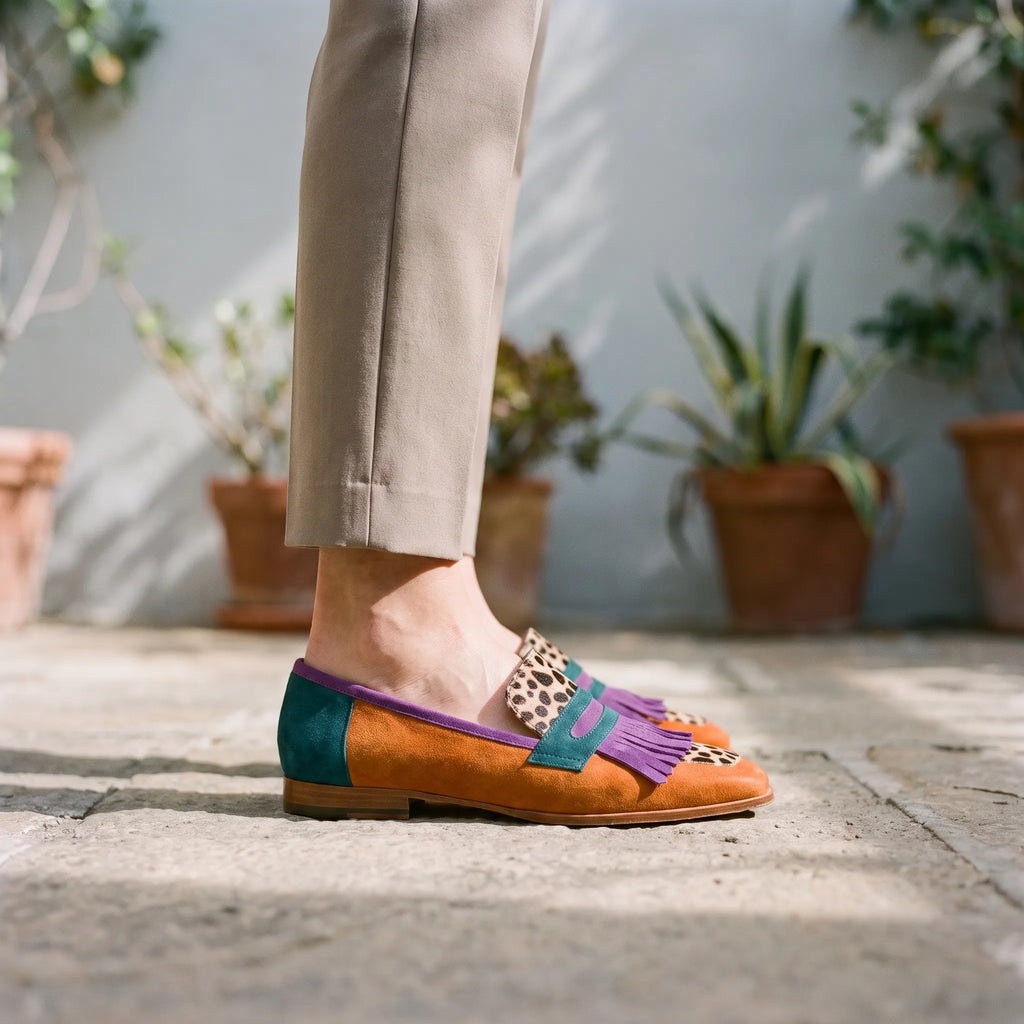 Prowlyn  - Animal Print Fringe Loafers Smart-Casual Outings