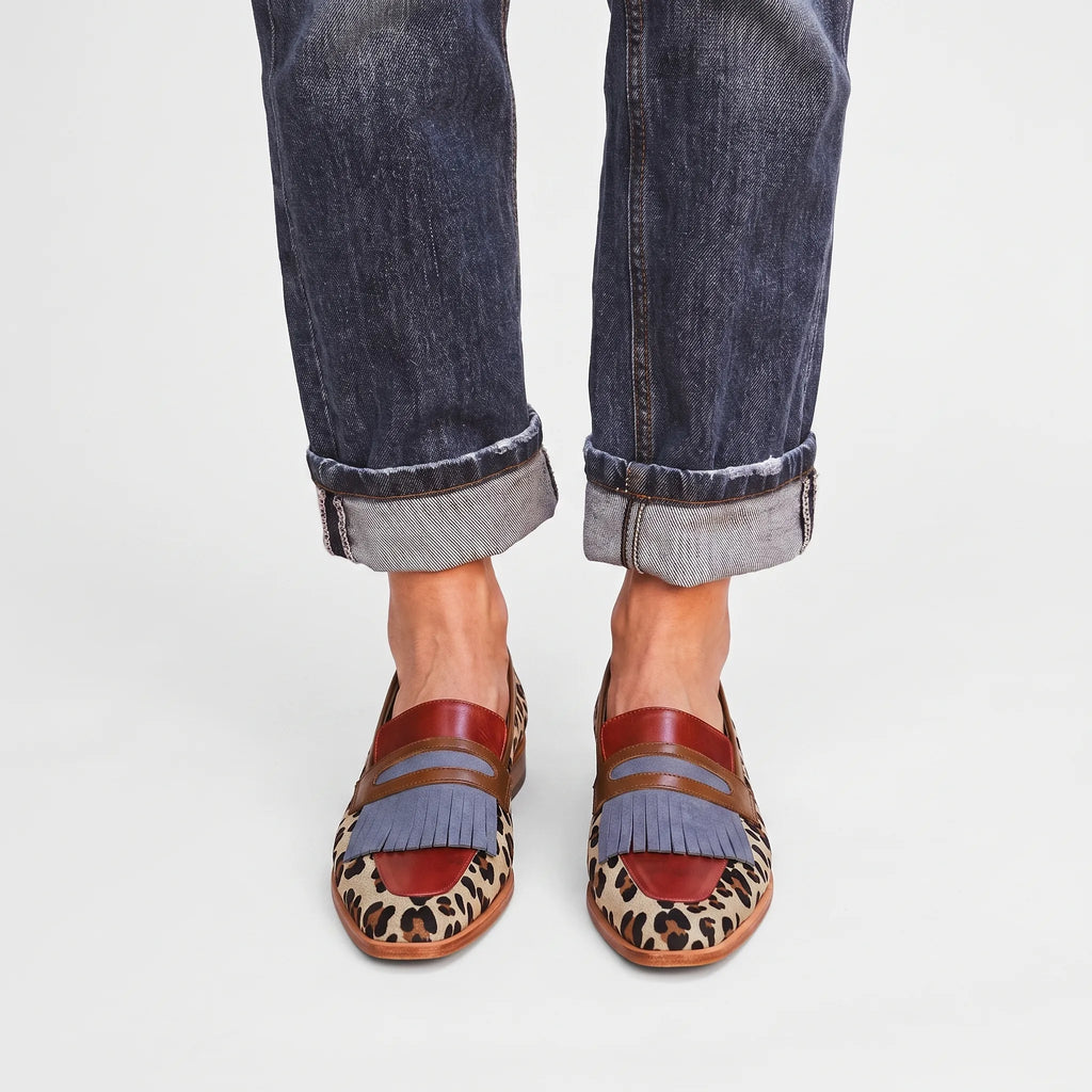 Prowlyn  - Animal Print Fringe Loafers Smart-Casual Outings