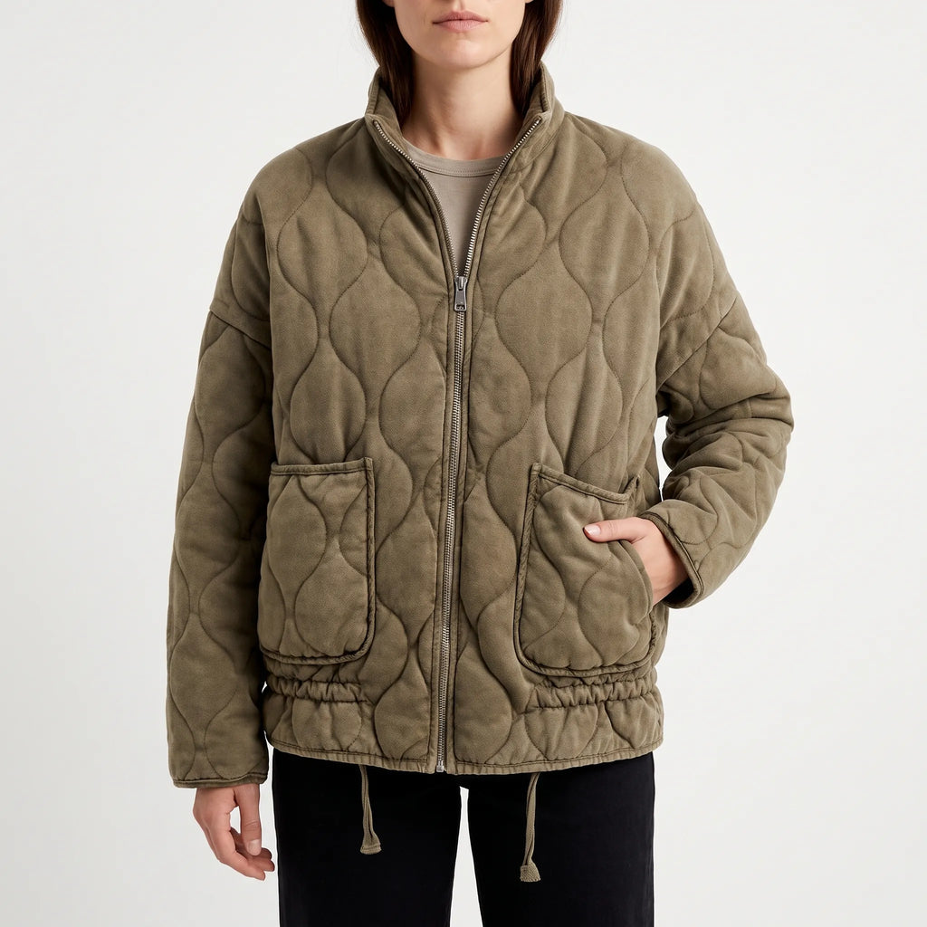 Quilona  - Lightweight Onion-Quilted Women's Jacket Layering Over Knitwear