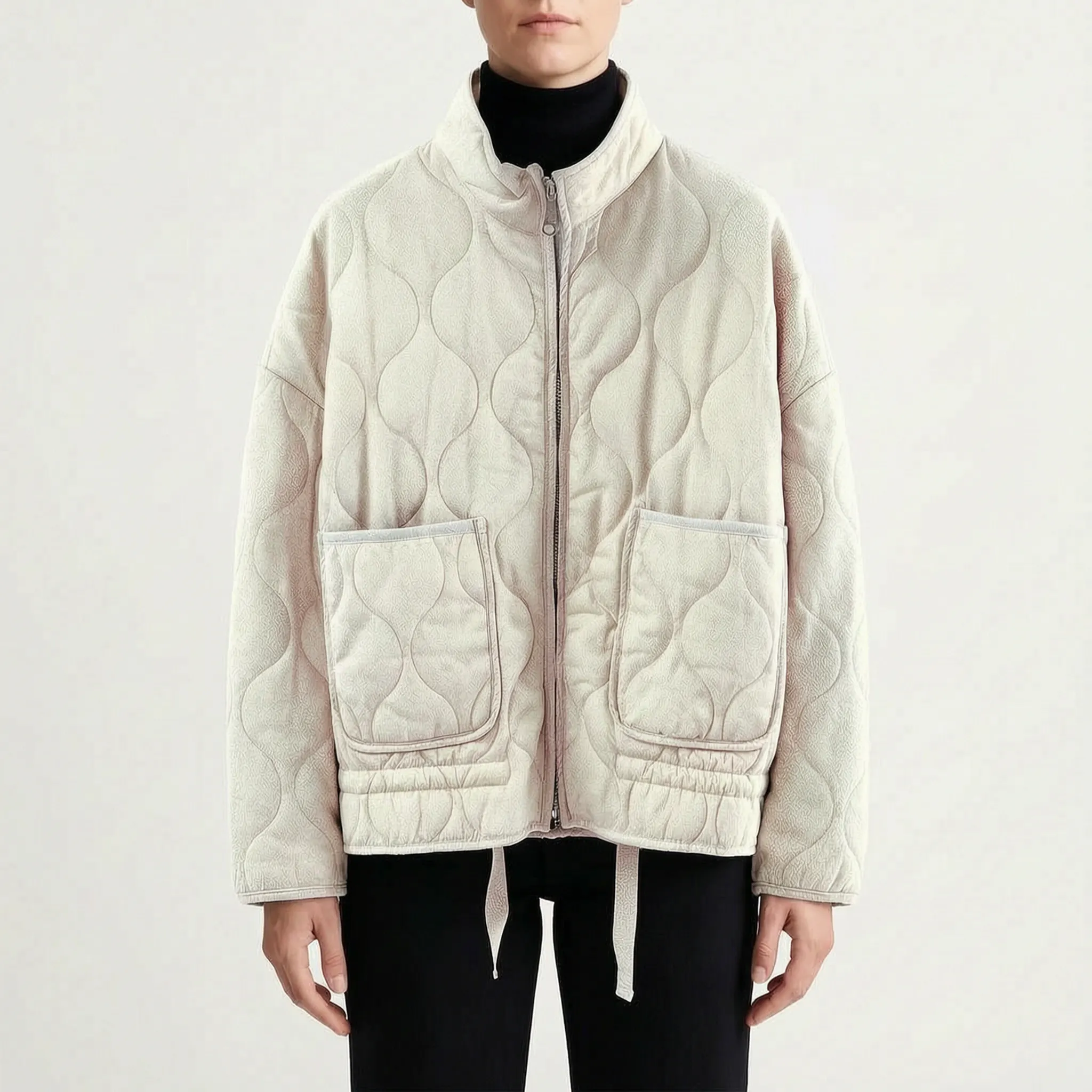 Quilona  - Lightweight Onion-Quilted Women's Jacket Layering Over Knitwear